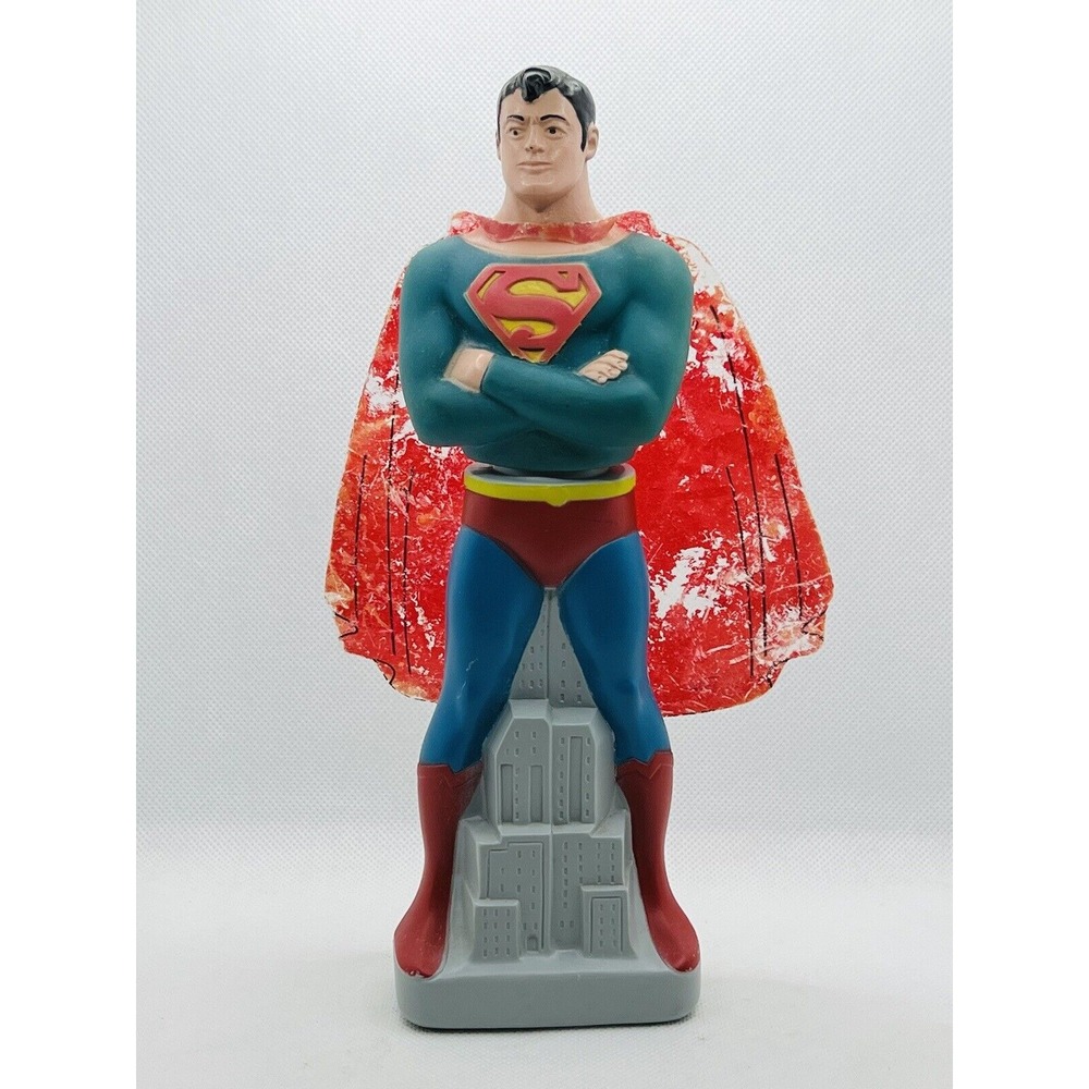 Vintage 1978‎ SUPERMAN Bubble Bath Bottle By Avon - Empty Plastic Figurine